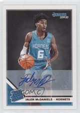 2019-20 Panini Donruss Rated Rookie Signatures Jalen McDaniels #247 Auto nd3