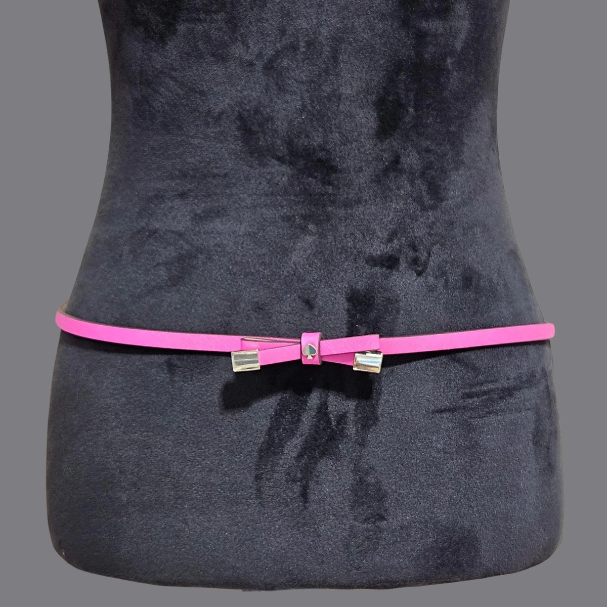 kate spade new york Bow Leather Skinny Belts for Women for  display picture 2