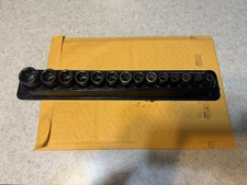 Snap-on 14pc 3/8" Shallow Metric 6pt 8-24mm Impact Socket Set MM