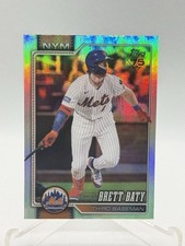 Brett Baty 2026 Topps Series #347 Rainbow Foil Refractor New York Mets 