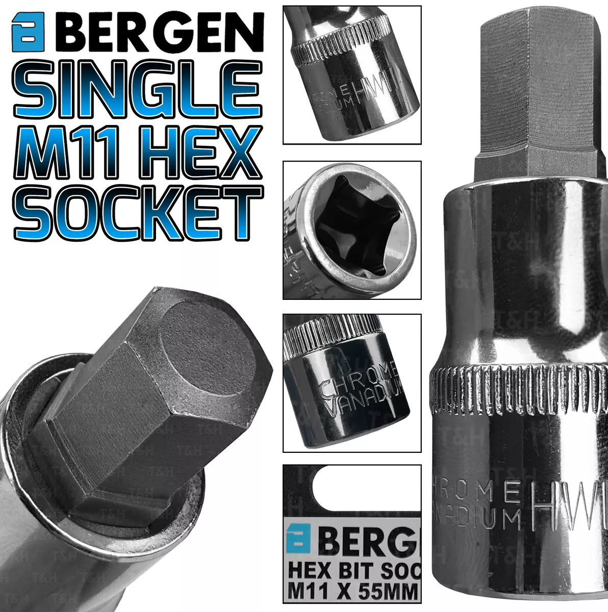 BERGEN Hex Socket H11mm 1 2