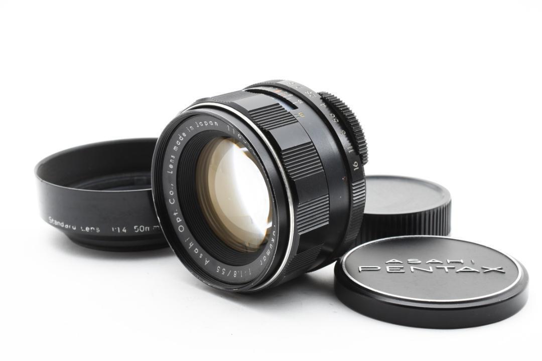 PENTAX Super Takumar 55mm f1.8 前期型 23995 Early model   Super Takumar 55mm F1.8 with hood SO152 | eBay