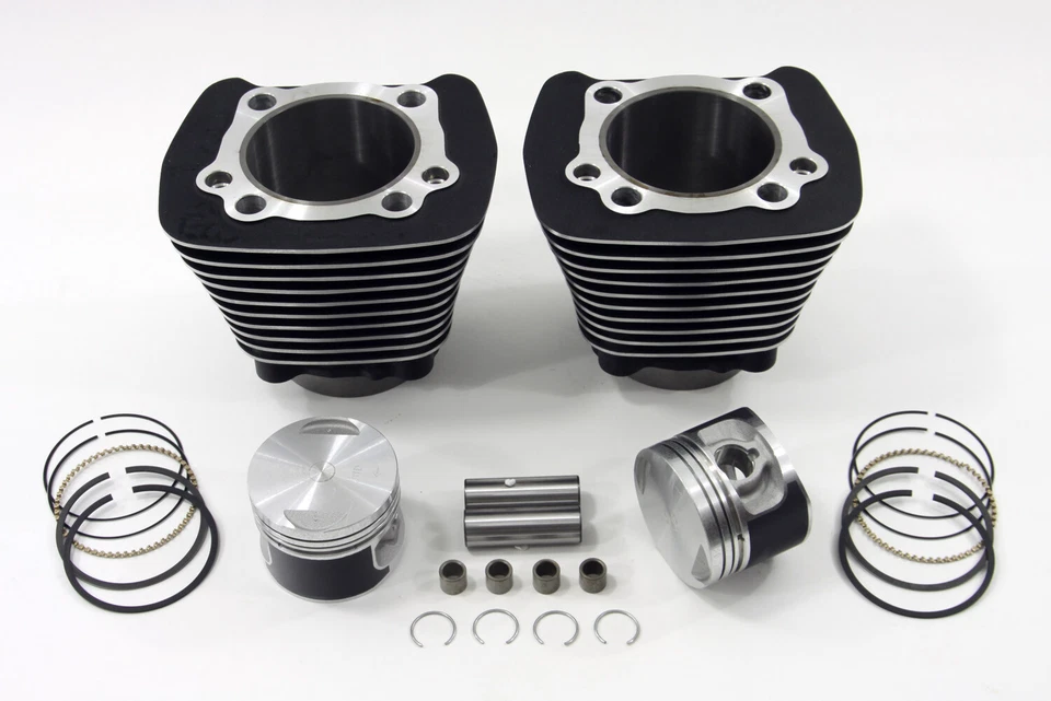 Sportster 1200cc Cylinder and Piston Kit Black fits Harley Davidson - Image 3 of 3