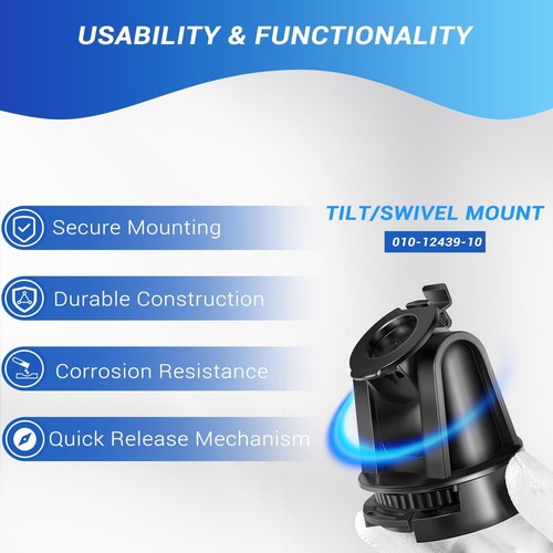 010-12439-10 Tilt/Swivel Mount For Garmin Striker Plus 4/4Cv, Striker Vivid 4cv - Bild 5 von 13