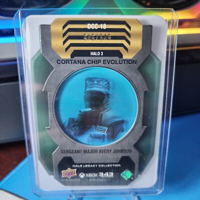 Upper Deck Halo Legacy Collection Cortana Chip Evolution #'d