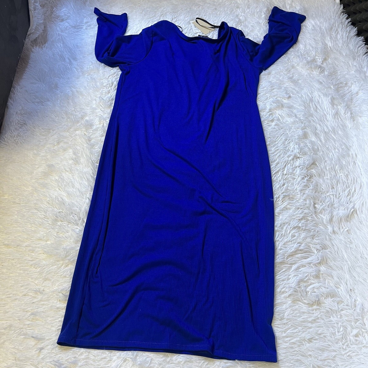 19so Loveyou スウェット ブルー L スウェットライクニットプルオーバー｜WOMEN｜250HAG70-339I