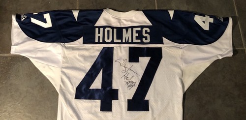 Dallas Cowboys Clayton Holmes Autographed game issued Vintage Apex Jersey 75th - Picture 9 of 11