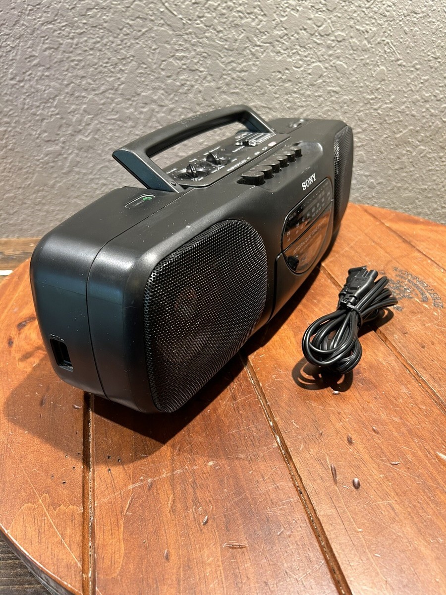 Sony CFS-B11 Portable AM/FM Radio/Cassette Boombox Cassette