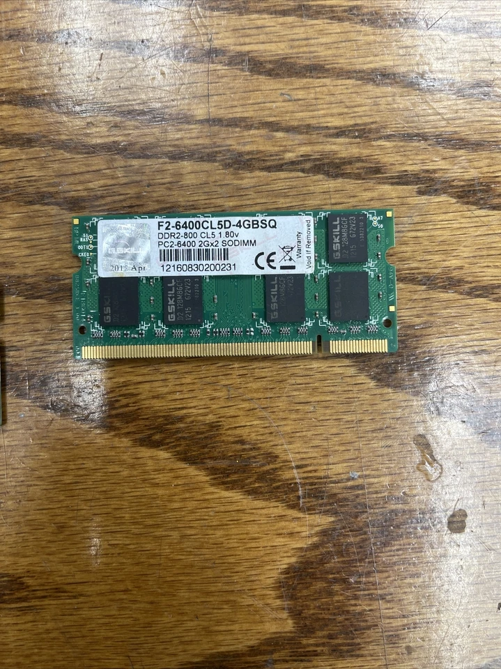 F2-6400CL5D-4GBSQ G.SKILL SQ 4GB Kit (2 X 2GB) PC2-6400 DDR2-800MHz non-ECC Unbu - Image 3 of 4