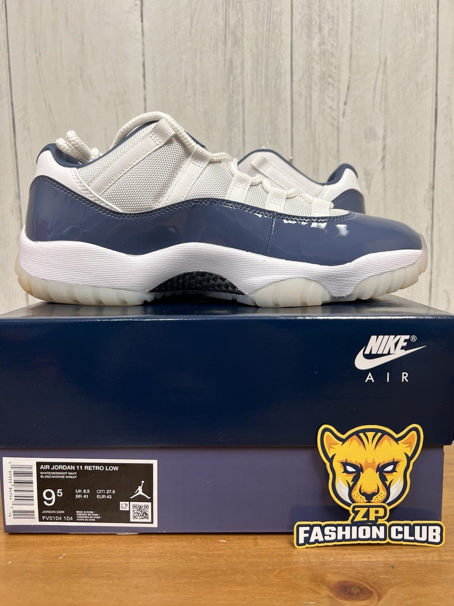 NIKE AIR JORDAN 11 RETRO LOW ホワイト/ネイビー Size 11.5 - Air Jordan 11 Retro Low Diffused Blue for sale