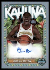 2023-24 Bowman University Chrome: The Big Kahuna Autographs #BKA-OB Omaha Biliew
