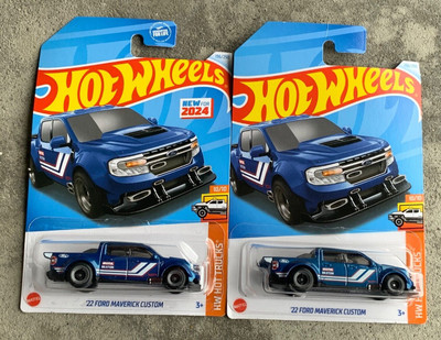 2025-24 Hot Wheels '22 Ford Maverick Custom Lot of Two