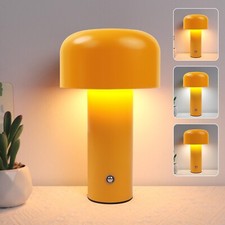Rechargeable Mushroom Night Light Touch Switch Bedroom Bedside Table Lamp