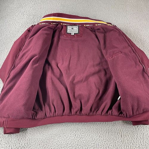 Chaqueta Minnesota Golden Gophers Coliseo Atletismo Cremallera Completa Marrón Dorado Grande * - Imagen 9 de 15