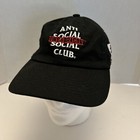 LIKE A DRAGON Yakuza Anti Social Social Club black adjustable hat, cap