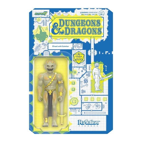 Efreeti Glow In the Dark With Scimtar Dungeons & Dragons Super7 Reaction Figure