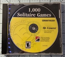 Solitaire Antics Deluxe/ 1,000 Solitaire Games For PC, 2005 Vintage