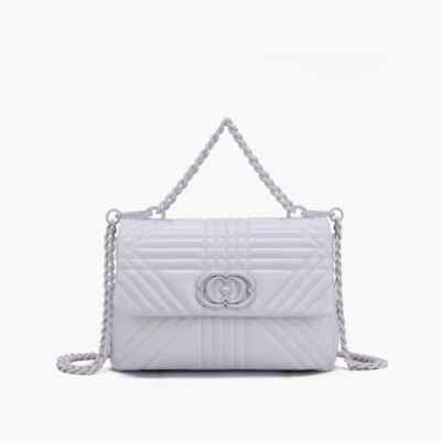 LA CARRIE BORSA A MANO GRETA BIANCO SCONTO 50%