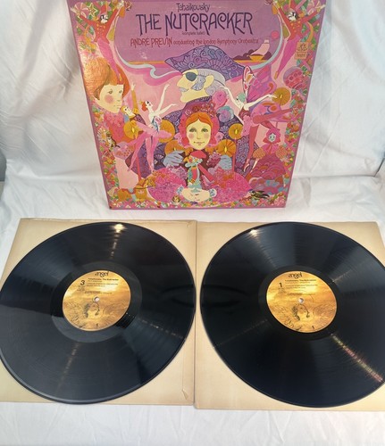 Tchaikovsky The Nutcracker Complete Ballet Andre Previn EX Vinyl 2X LP Angel - Picture 2 of 12