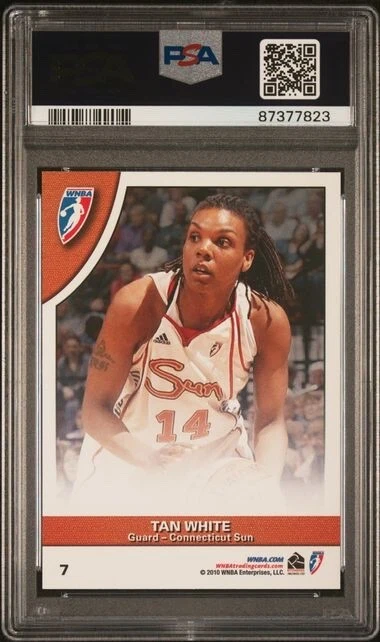 2010 Rittenhouse WNBA Asjha Jones/Tan White PSA 10 Connecticut Sun - Image 2 of 2