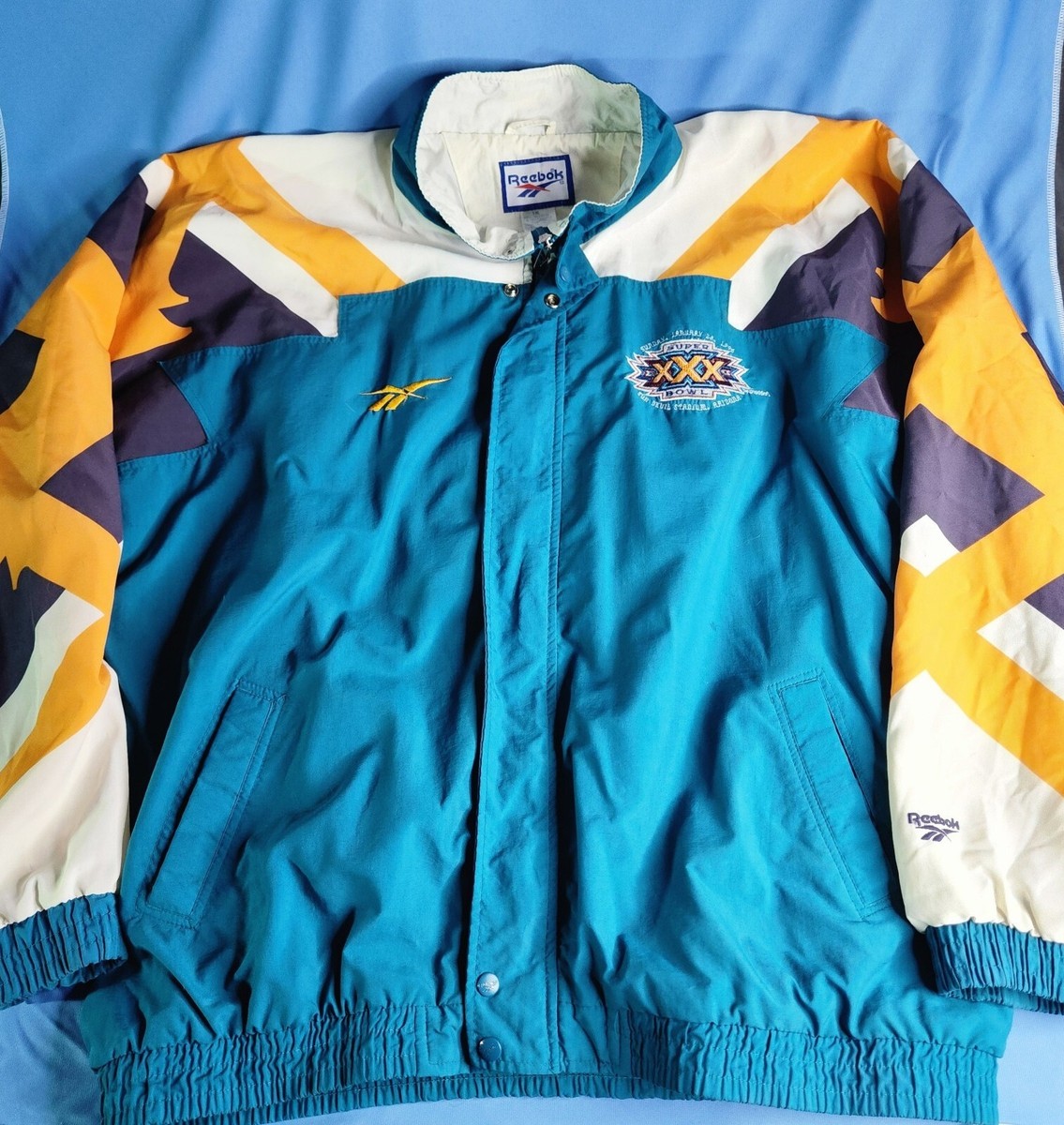 NFL XXX SUPERBOWL リーボック　チームジャケット　M Vintage Super Bowl XXX 30 Jacket NFL AZ 1996 Reebok Cowboys