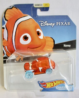 HOT WHEELS CHARACTER CARS DISNEY PIXAR FINDING NEMO NEMO SERIES 3 3/6 