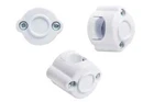 Cable Clamps for Cables, Wires, Hoses and Pipes Retro White