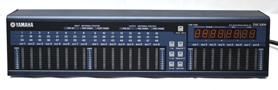YAMAHA MB1000 Peak Meter Bridge for DM1000. - Image 3 of 4