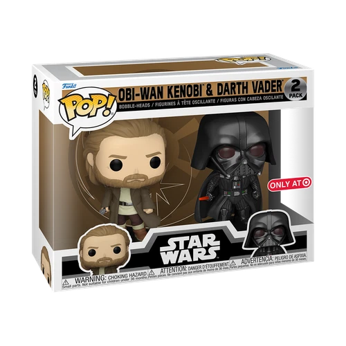 Funko Pop! Vinyl: Star Wars - Obi-Wan Kenobi and Darth Vader- 2 Pack - Target...