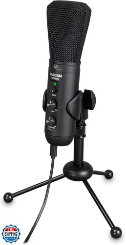 Tascam TM-250U Microfono USB a condensatore per podcasting, conferenze, calcolo