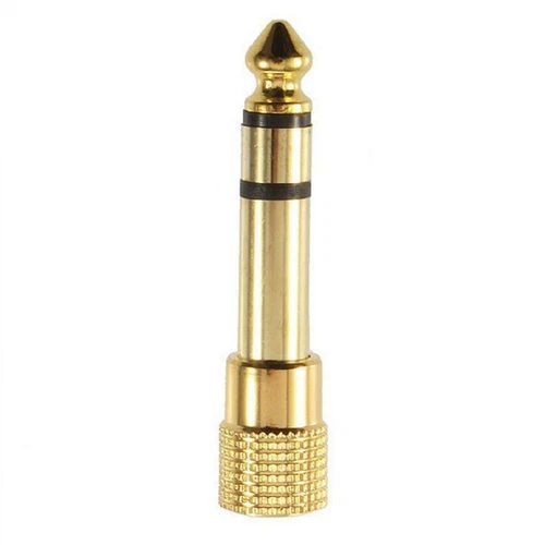 6.5mm 1/4" Male Plug To 3.5mm 1/8 Inch Female Jack Stereo Headphone Adapter - Picture 2 of 13