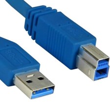 USB 3.0 A B AB HDD Anschluß Kabel 50cm kurz ...