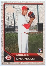 Aroldis Chapman 2011 Topps Diamond Anniversary Silver Specke Refractor RC  #148
