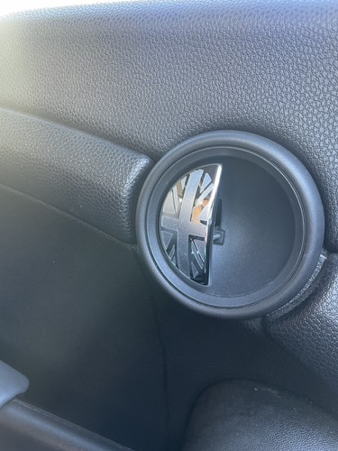 bmw Mini Cooper Clubman R55 R56 R60 R61 2xUnion Jack Door Handle etch Stickers - Picture 9 of 9