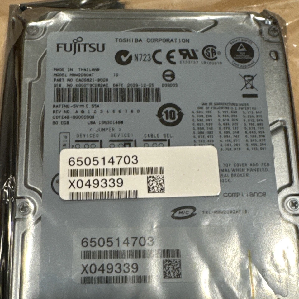 TEKTRONIX TLA 720 Hard Disk Drive 065-0775-03 119-6832-00 - Image 2 of 3