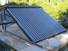 Solar Water Heater SEA 24 Heat Pipe Vacuum Tube With Pressurized Water Tank