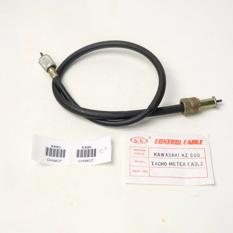 Cable de tacómetro apto para Kawasaki KZ200 KZ250 KLR250 KL250 KZ400 Foto 2 de 4
