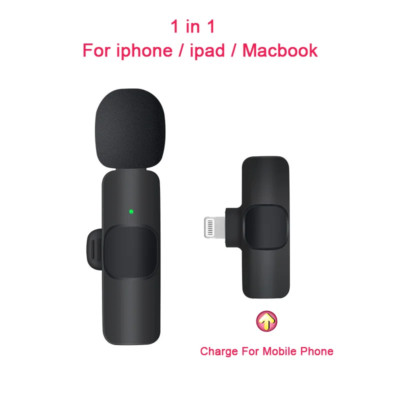 Mini Portable Wireless Tie Microphone Lavalier Microphone 