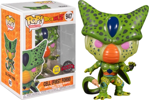 Dragon Ball Z Cell 1st Form GITD Special Edition POP Animation #947 Vinyl Figure