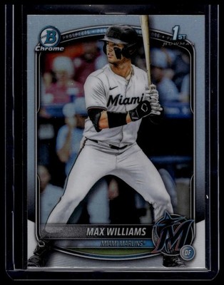 2025 Bowman Draft #BDC-68 Max Williams Chrome Refractor