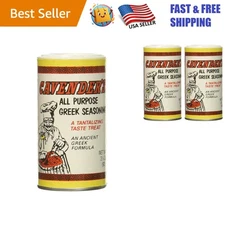 Enhance Your Dishes with Greek Seasoning - 2 Pack 3.25 oz & Recipes Included
