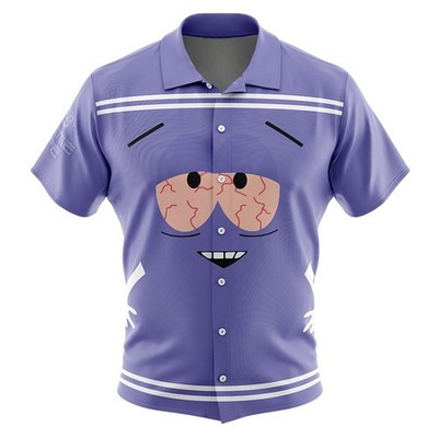 Towelie Face South Park Button Up Hawaiian Shirt