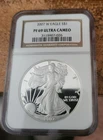 2007 w silver American eagle NGC PF 69 Ultra Cameo