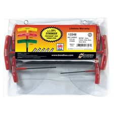 Bondhus 13348 Set of 6 Hex T-handles, sizes 2-6mm