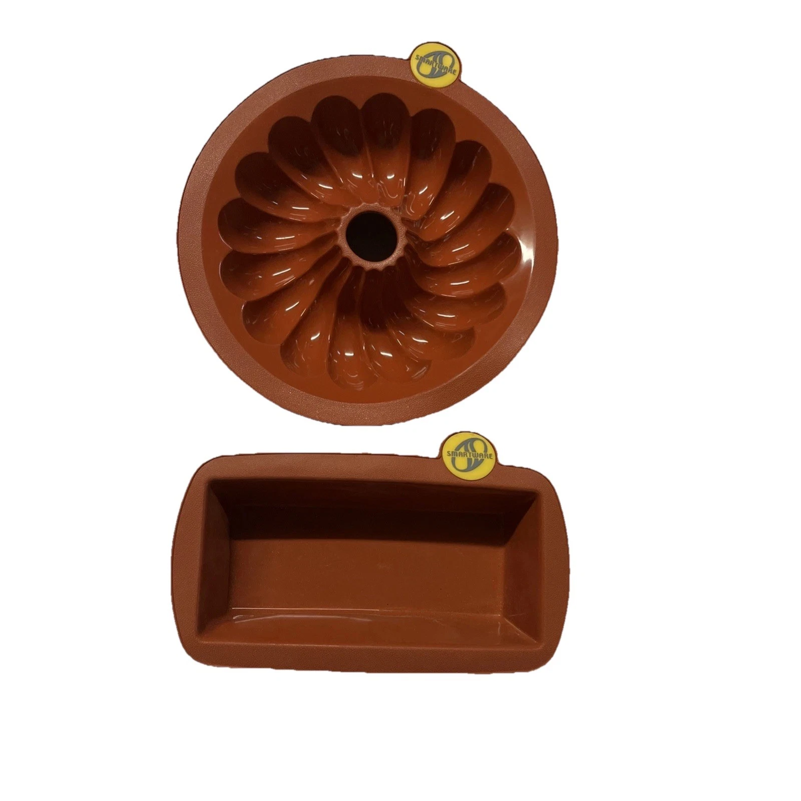 Smartware Silicone Bakeware Bundt Pan/Mold & Loaf Pan Set