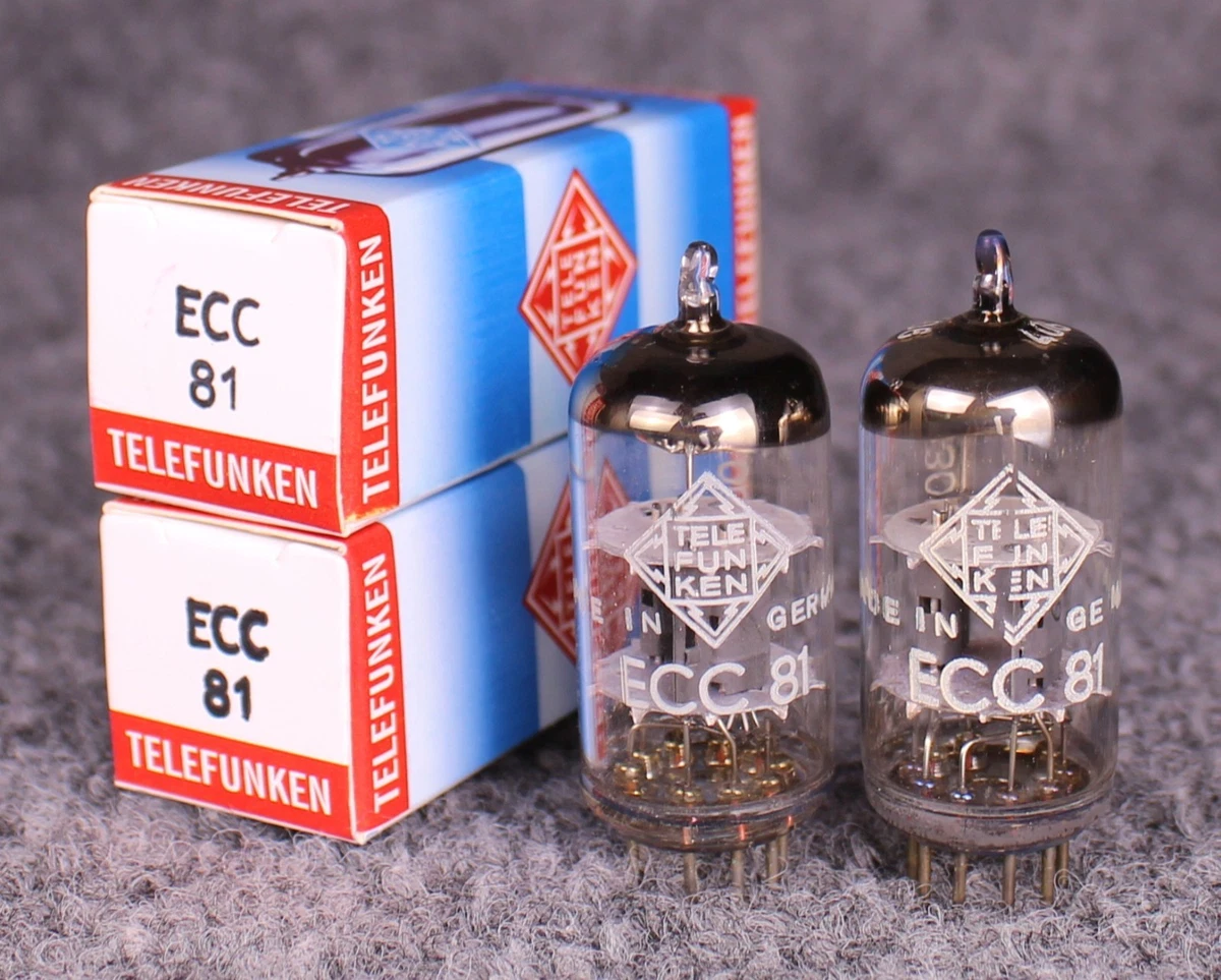 ￼テレフンケン　ECC81(12AT7)   ２本 Telefunken 12at7 for sale - eBay