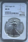 2022 Silver Eagle - NGC MS70