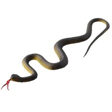 Serpente in gomma giocattolo realistico finto safari giardino scherzo scherzo Ha