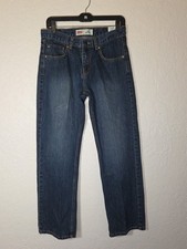 Levi's 550 Denim Jeans Boy 16 Reg Relaxed Fit Straight Leg Blue Size 28x28