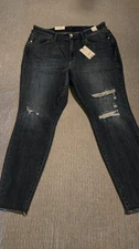 JUDY BLUE Los Angeles Scarlett Skinny Fit  18w Denim Jeans***NEW**JB82581DK
